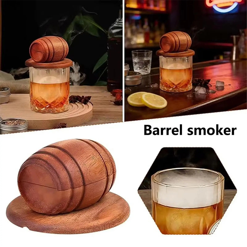 Smoking Gun Kit - Wooden Cocktail Smoker Kit Smoking Gun