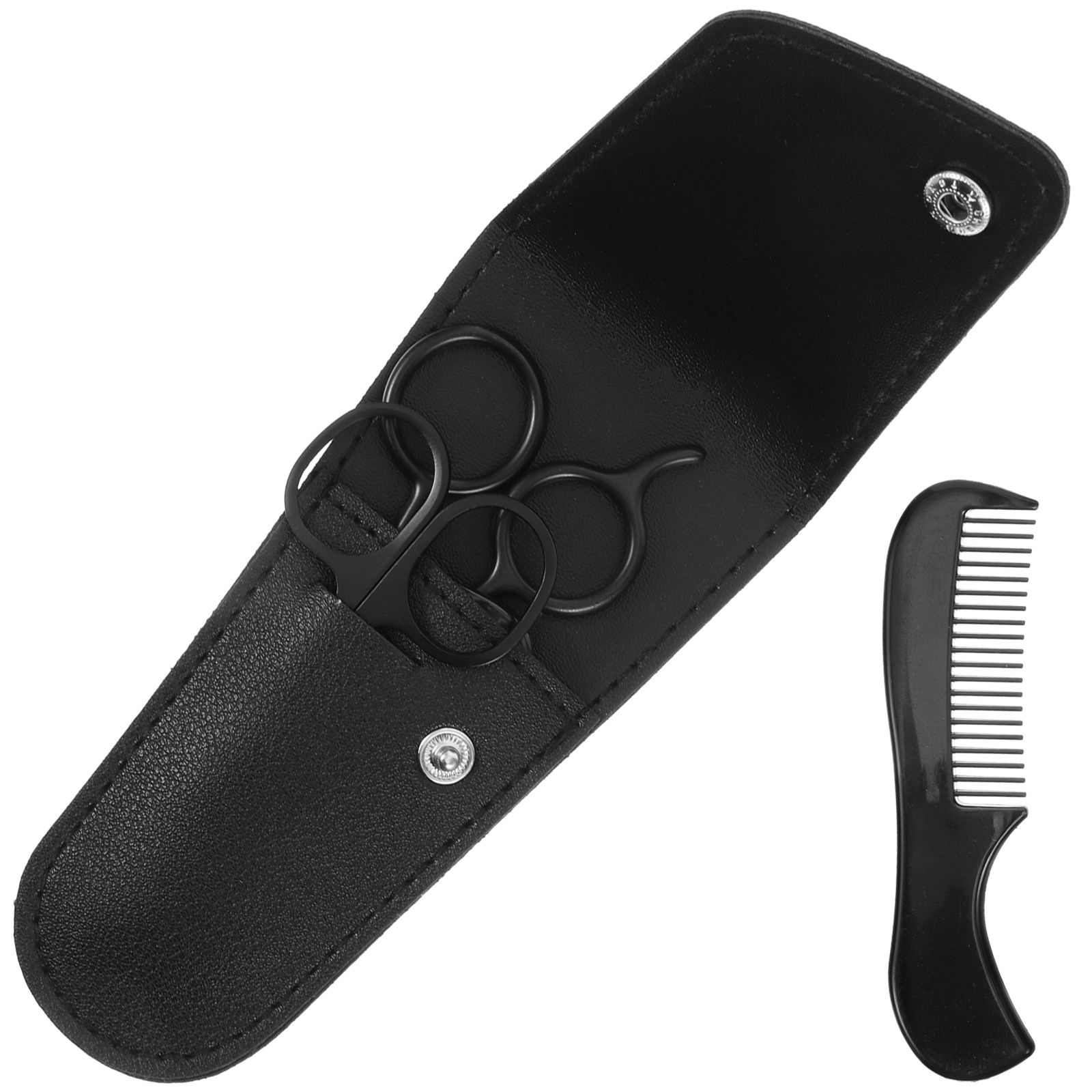 Home Barbershop - 1Set Beard Shears Kit Stainless Steel
