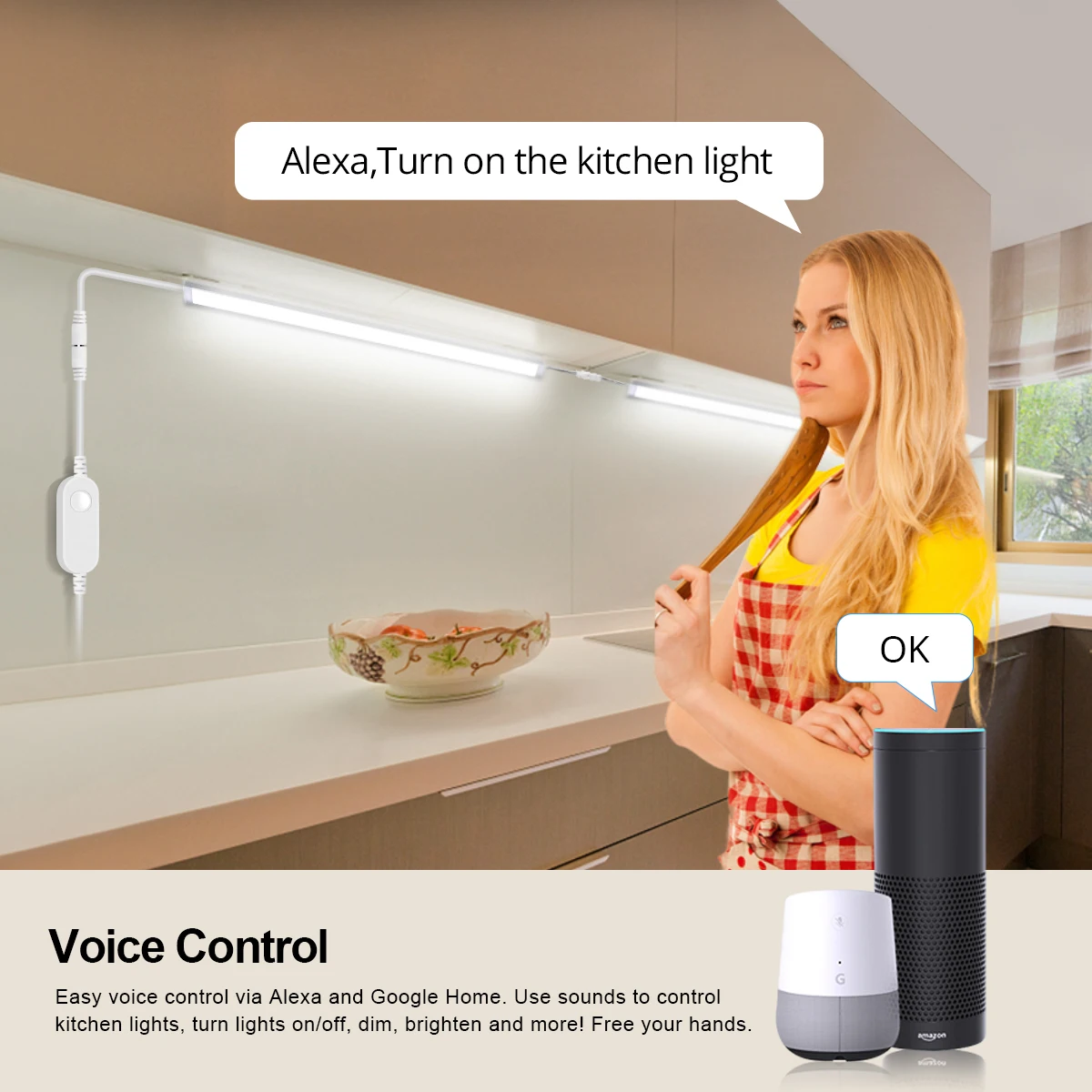 Smart Zigbee LED Lamp Under Ca - Home Bar And Cabinet incelemesi ve fiyatı