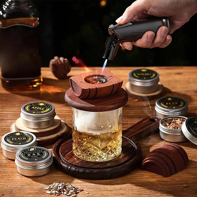 Wooden Cocktail Smoker Kit Smo - Smoking Gun Kit incelemesi ve fiyatı