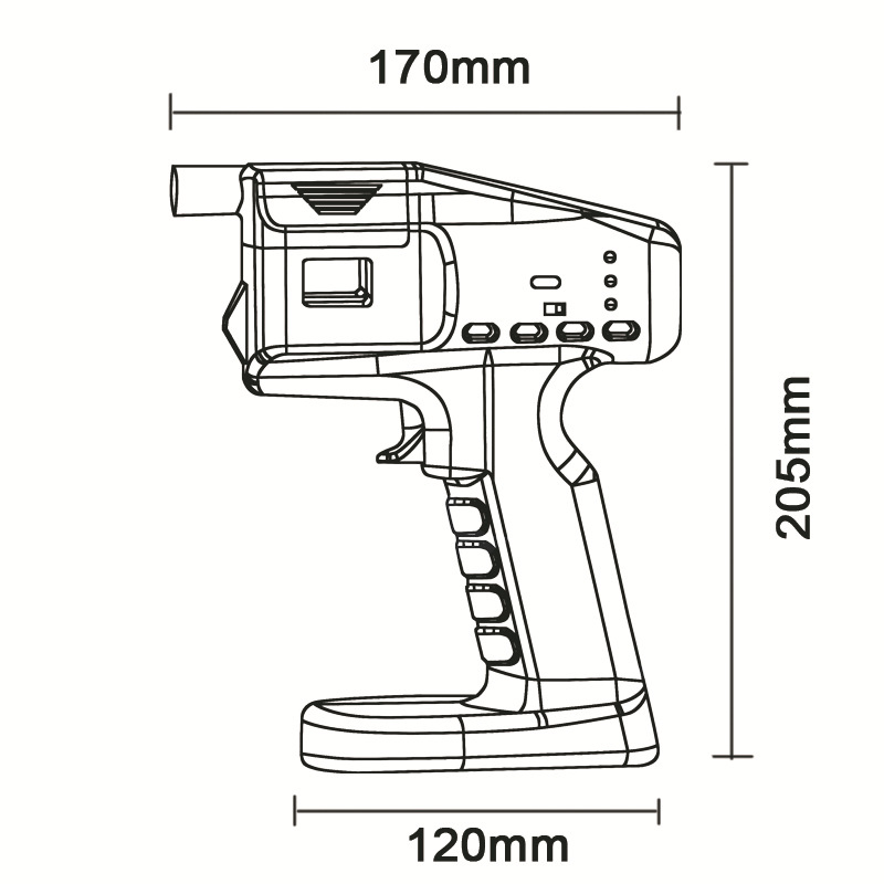 White Smoked Bubble Gun with F - Smoking Gun Kit incelemesi ve fiyatı