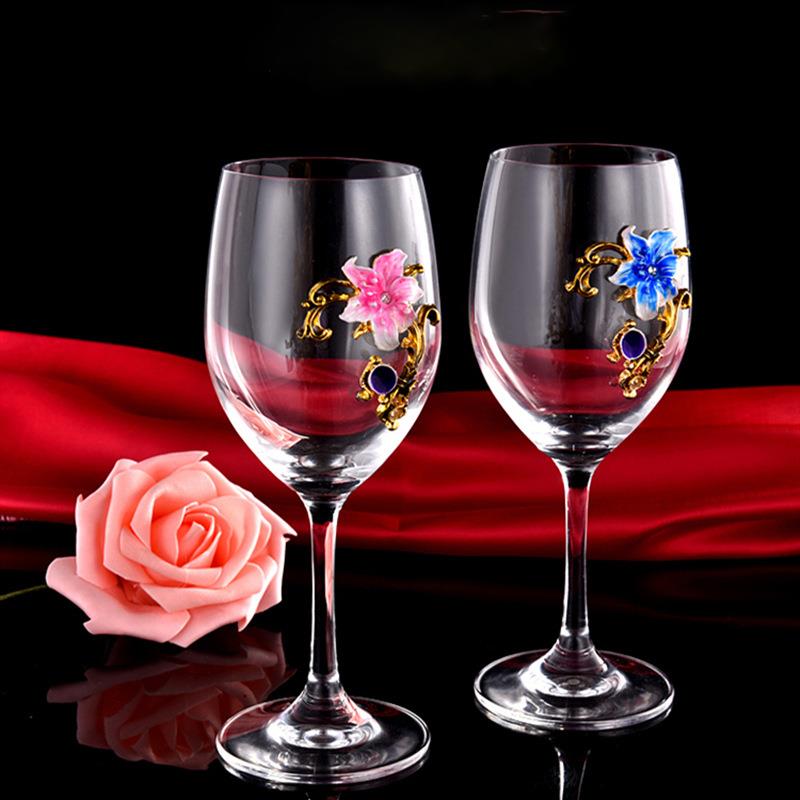 Elegant Enamel Red Wine Glasse - Highball Glass Set incelemesi ve fiyatı