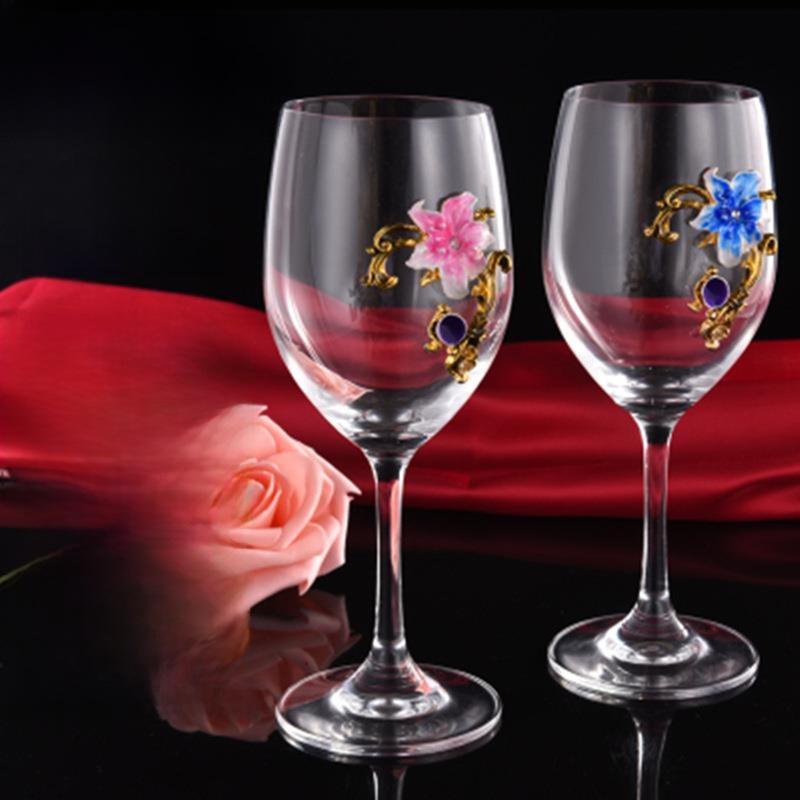 Elegant Enamel Red Wine Glasse - Highball Glass Set incelemesi ve fiyatı