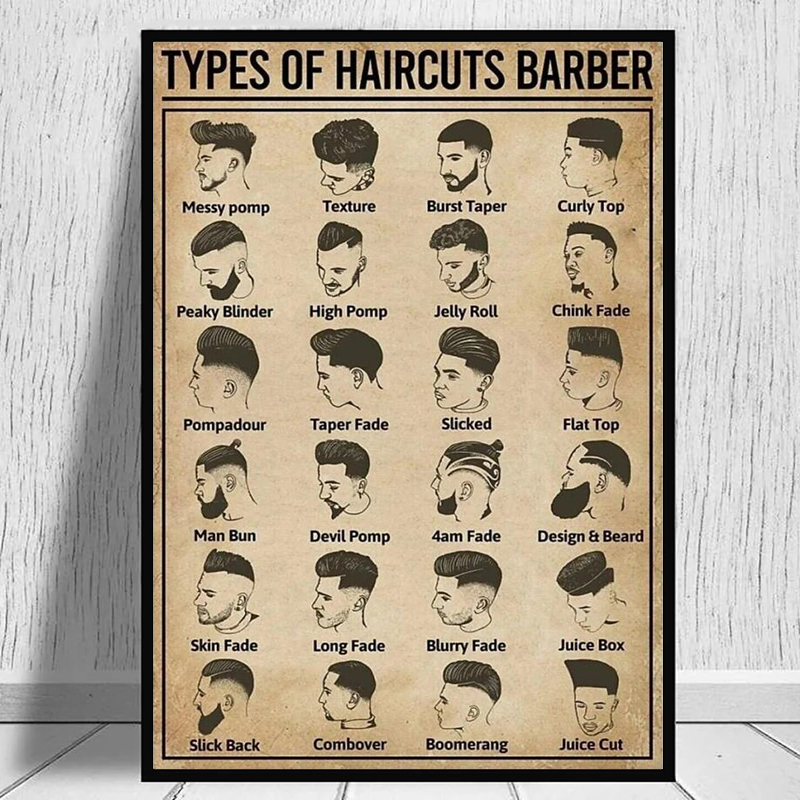 Retro Types Of Haircuts Barber - Home Barbershop incelemesi ve fiyatı