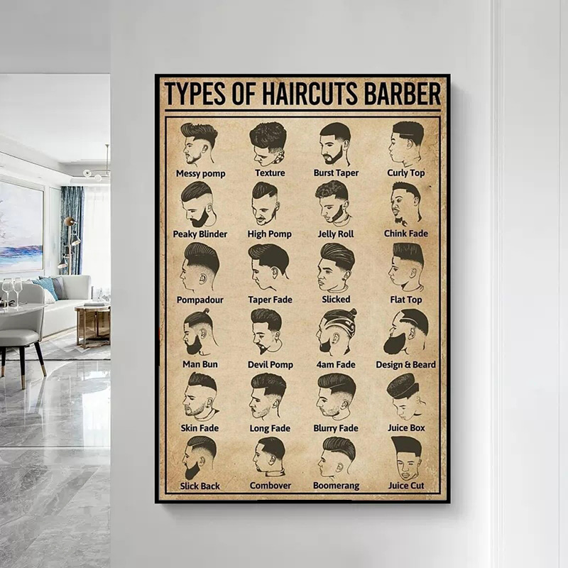 Retro Types Of Haircuts Barber - Home Barbershop incelemesi ve fiyatı