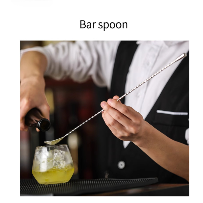 1Pcs Cocktail Bar Spoon Stainl - Bar Spoon Twisted incelemesi ve fiyatı