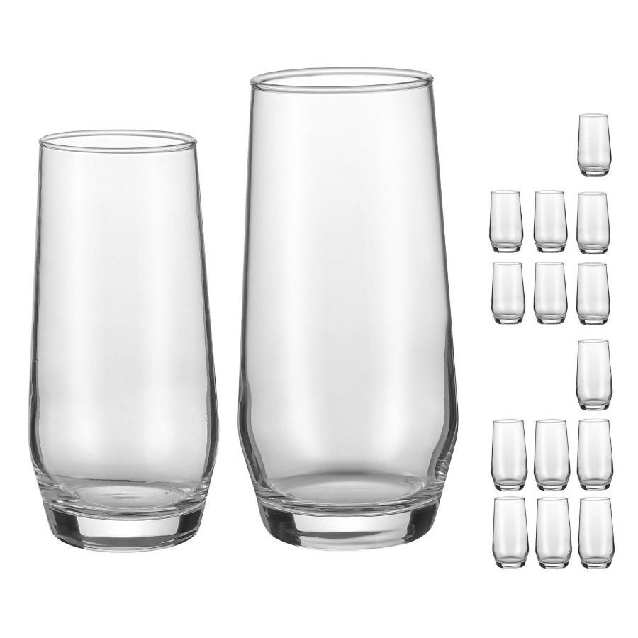 Drinking Glasses Set, 16-Piece - Highball Glass Set incelemesi ve fiyatı