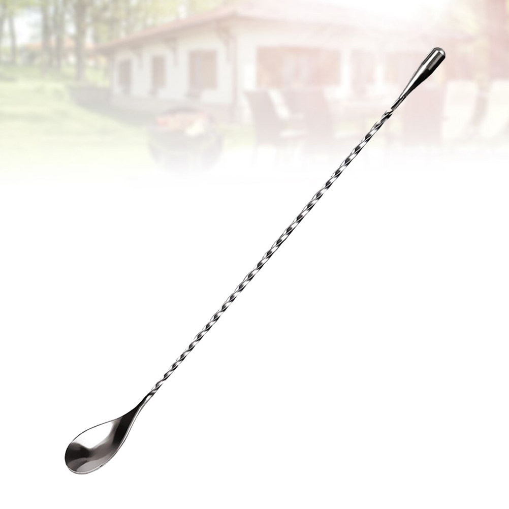 2Pcs Long Stainless Steel Cock - Bar Spoon Twisted incelemesi ve fiyatı