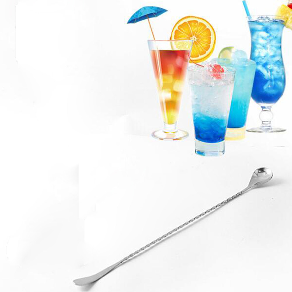 Elegant Stainless Steel Long H - Bar Spoon Twisted incelemesi ve fiyatı