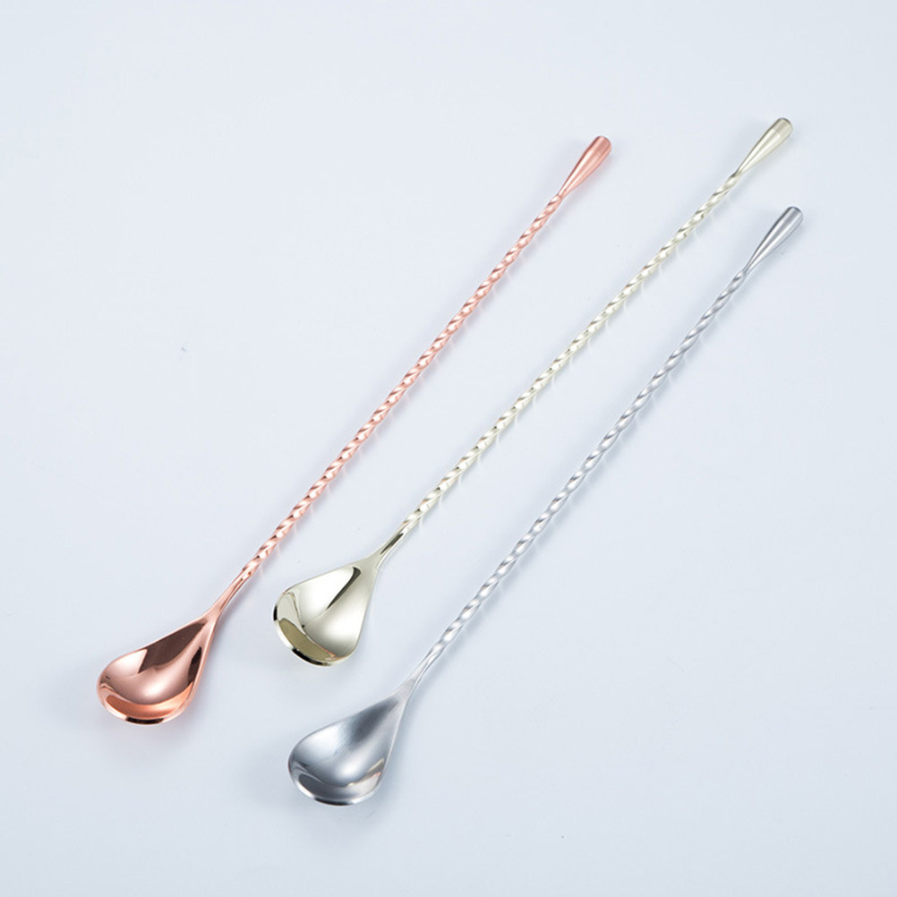 High Polish Stainless Steel Ba - Bar Spoon Twisted incelemesi ve fiyatı