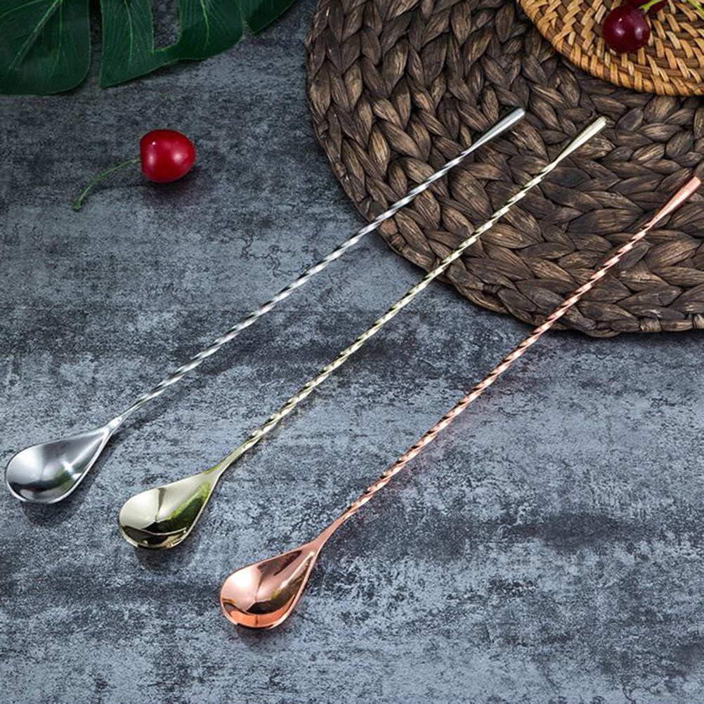 High Polish Stainless Steel Ba - Bar Spoon Twisted incelemesi ve fiyatı