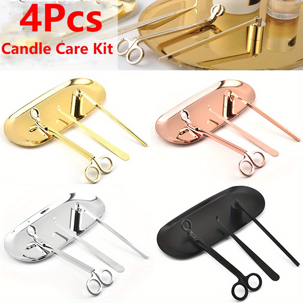 4pcs/set Luxury Candle Care Ki - Home Barbershop incelemesi ve fiyatı