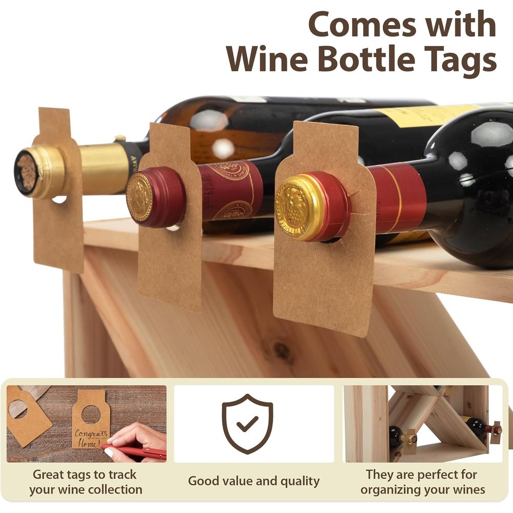 96 Bottle Wine Rack Countertop - Home Bar Shelves incelemesi ve fiyatı