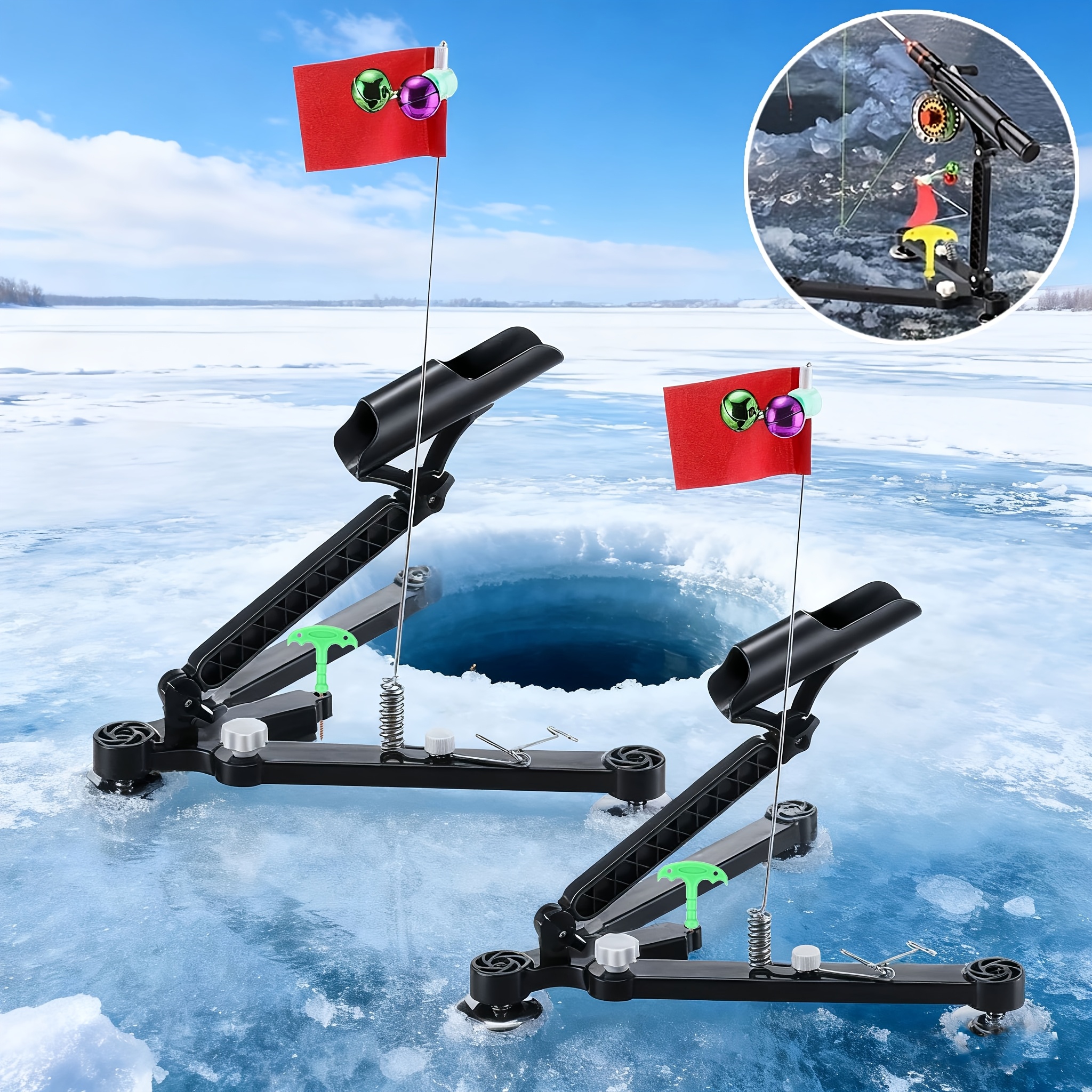 Foldable Ice Fishing Rod Holde - Ice Pick Pick incelemesi ve fiyatı