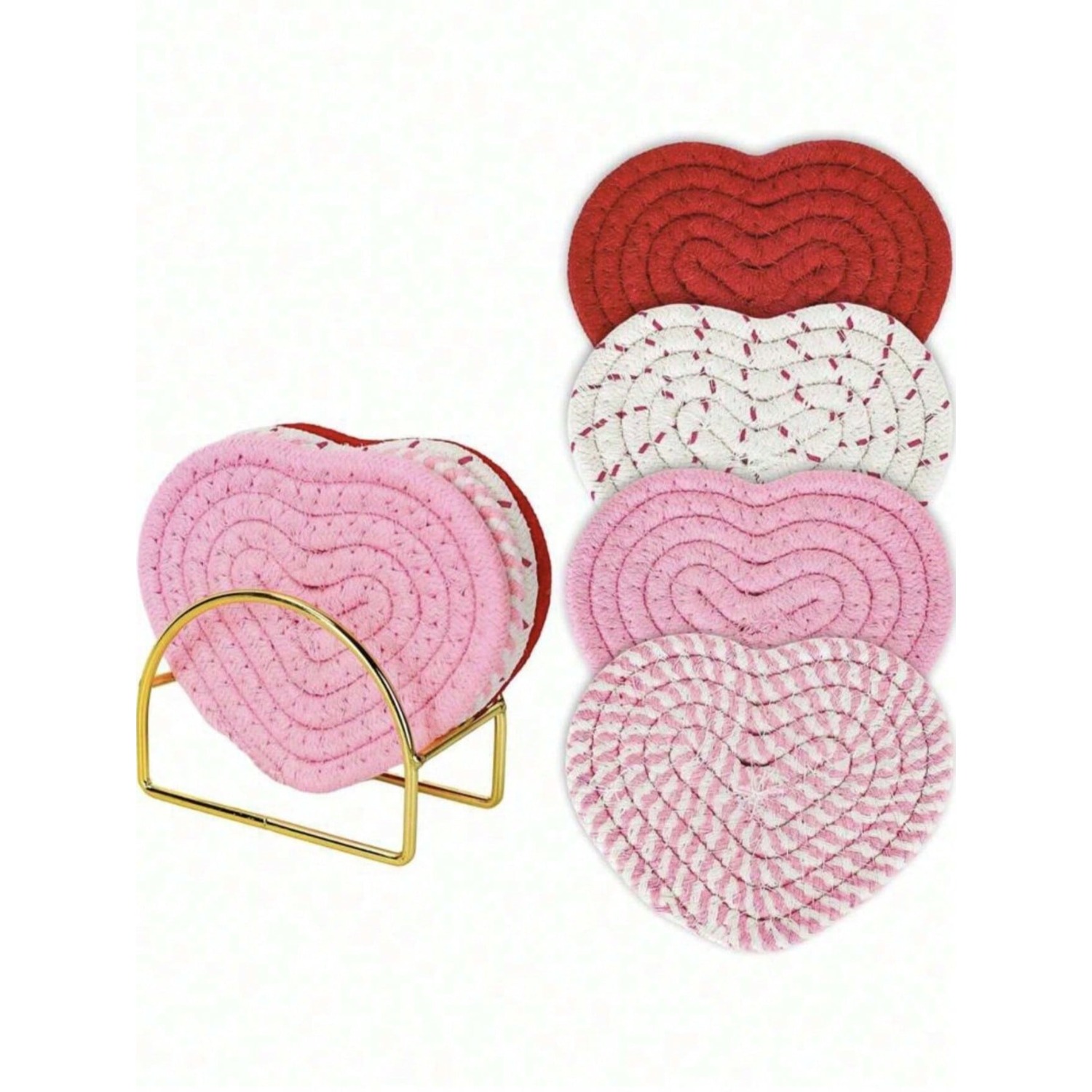 4pcs Valentine's Day Heart Sha - Home Bar Shelves incelemesi ve fiyatı