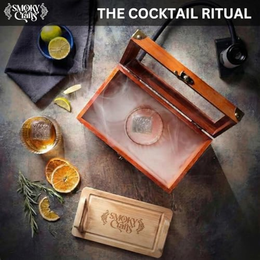 Old Fashioned Smoker Kit - Whi - Smoking Gun Kit incelemesi ve fiyatı