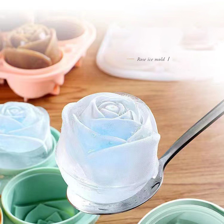 3D Rose Ice Molds 4 Holes Ice  - Ice Mold Sphere incelemesi ve fiyatı