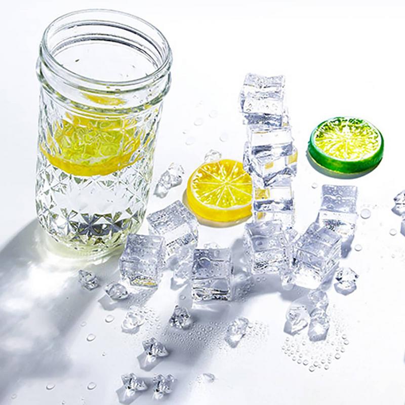 50PCS 3D Acrylic Fake Ice Cube - Ice Mold Sphere incelemesi ve fiyatı