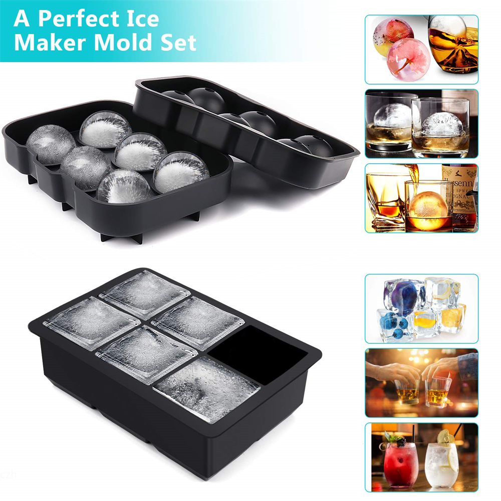 6 Grid Round Square Ice Cube B - Ice Mold Sphere incelemesi ve fiyatı