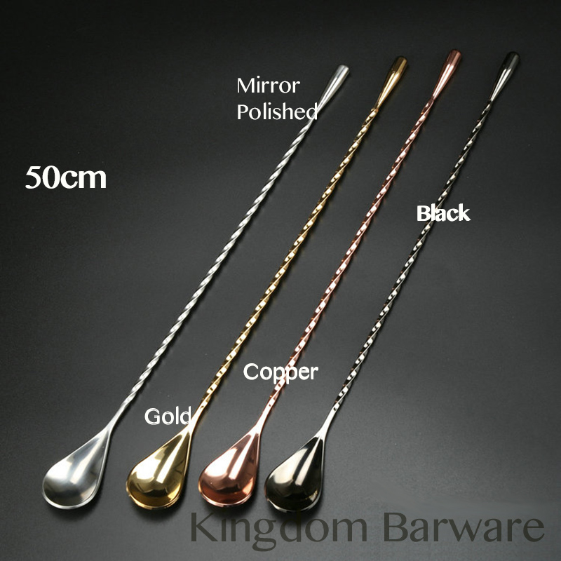 50cm Cocktail Bar Spoon 304 St - Bar Spoon Twisted incelemesi ve fiyatı