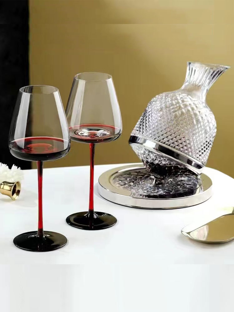 Burgundy Wine Glasses Crystal  - Highball Glass Set incelemesi ve fiyatı