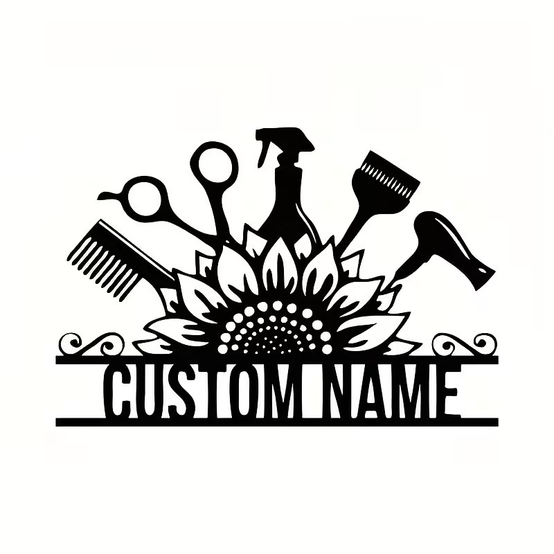 Custom Hair Stylist metal Name - Home Barbershop incelemesi ve fiyatı