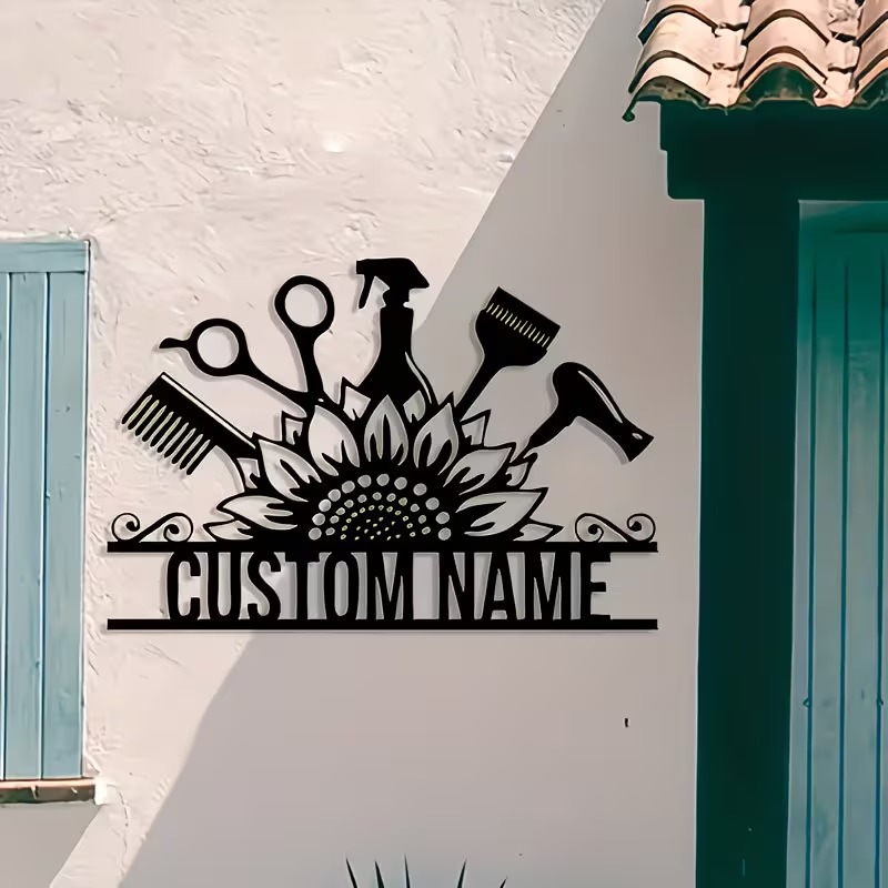 Custom Hair Stylist metal Name - Home Barbershop incelemesi ve fiyatı