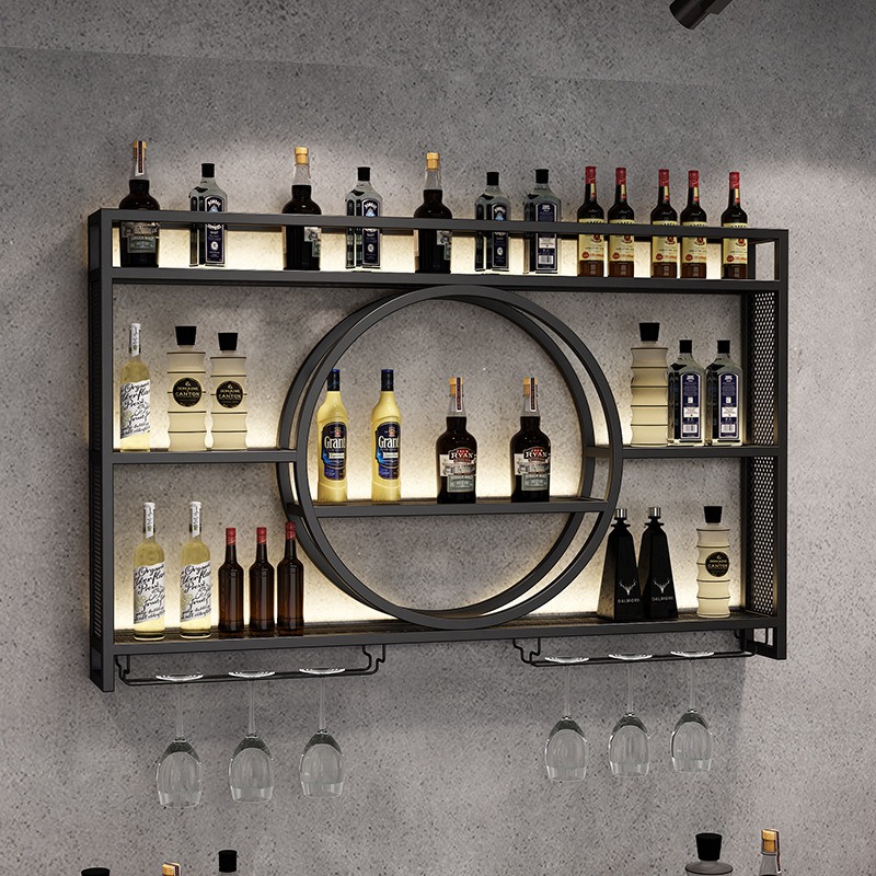 Bar wine rack wall-mounted win - Home Bar And Cabinet incelemesi ve fiyatı