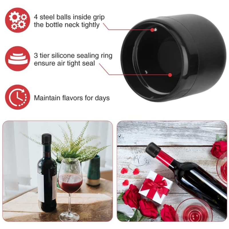 New 2PCS Vacuum Red Wine Bottl - Wine Preservation Pump incelemesi ve fiyatı