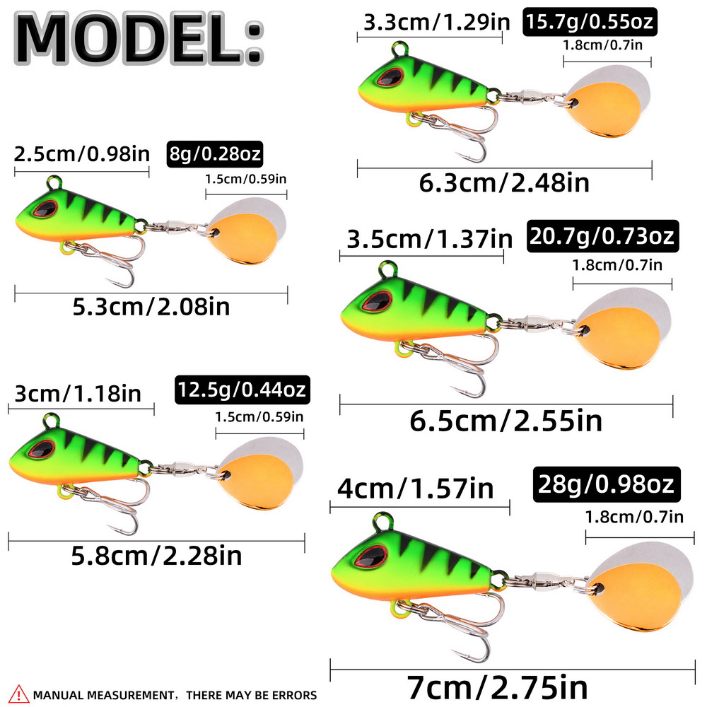1PC Double Rotating Metal VIB  - Jigger Double Sided incelemesi ve fiyatı