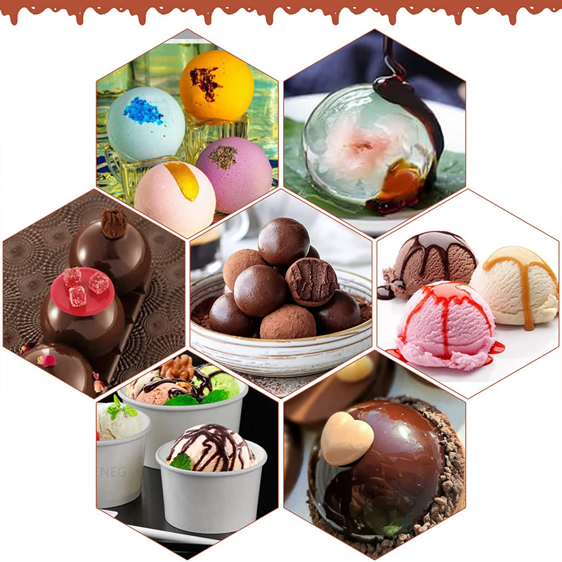 6 Cavities Semicircle Silicone - Ice Mold Sphere incelemesi ve fiyatı