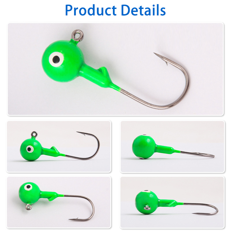 60Pcs/bag Lead Jig Heads Fishi - Jigger Double Sided incelemesi ve fiyatı
