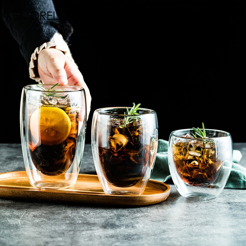 1PCS Heat-Resistant Double Wal - Highball Glass Set incelemesi ve fiyatı