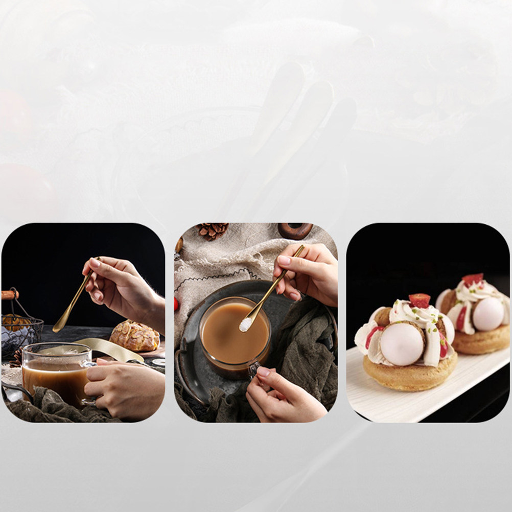 2Pcs Premium Stainless Steel M - Bar Spoon Twisted incelemesi ve fiyatı