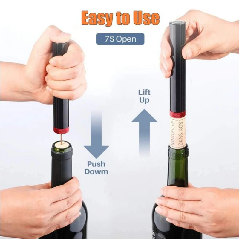 Red Wine Bottle Opener Air Pre - Wine Preservation Pump incelemesi ve fiyatı
